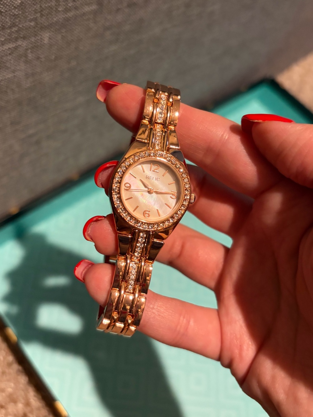 Rose Gold Relic Watch
